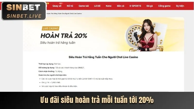 Hoàn trả mbet win